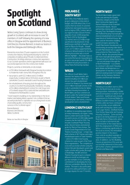 To download a pdf of our latest customer newsletter click here - Wates