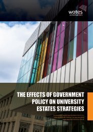 the effects of government policy on university estates ... - Wates