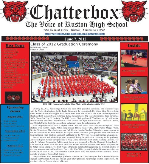 June 7 2012 Ruston High School