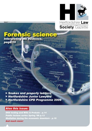 Forensic science - Insite Law Magazine