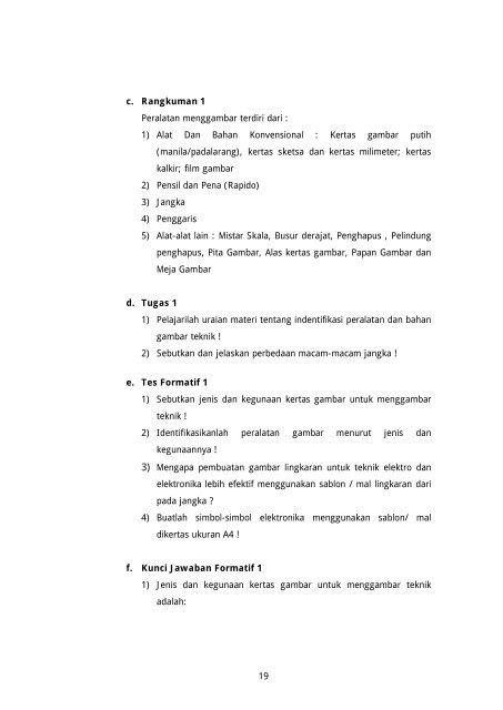 Sebutkan Dan Jelaskan Peralatan Gambar Teknik - Berbagai Alat