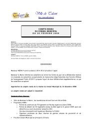 Compte Rendu du 20 fÃ©vrier 2009 (0.2 Mo - pdf - fr) - La ville