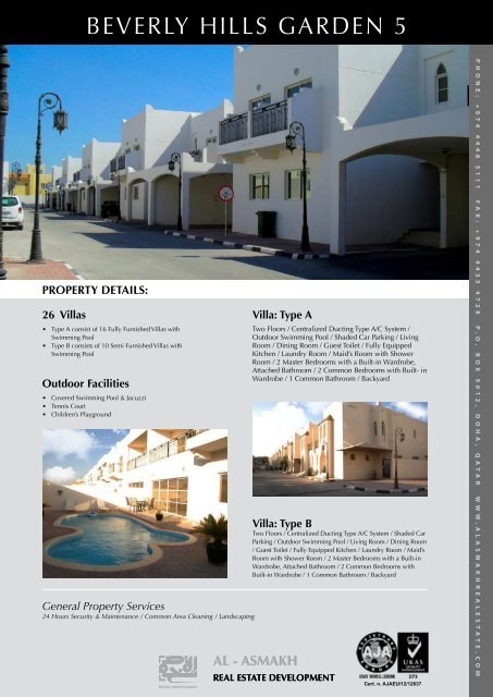 BEVERLy HILLS GARDEn 5 - Al Asmakh Real Estate