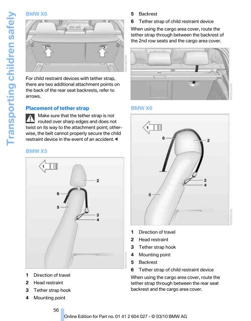 Online Edition for Part no. 01 41 2 604 027 - Ã‚Â© 03/10 BMW AG