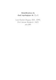 Identification du dual topologique de C[a, b] Louis ... - CQFD - EPFL