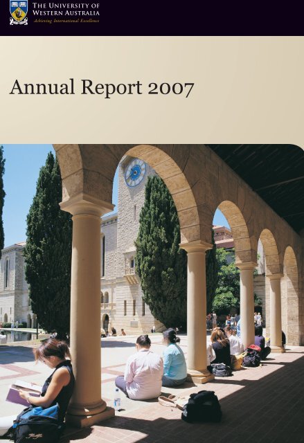 Annual Report 2007 - Publications Unit - The University of Western ...