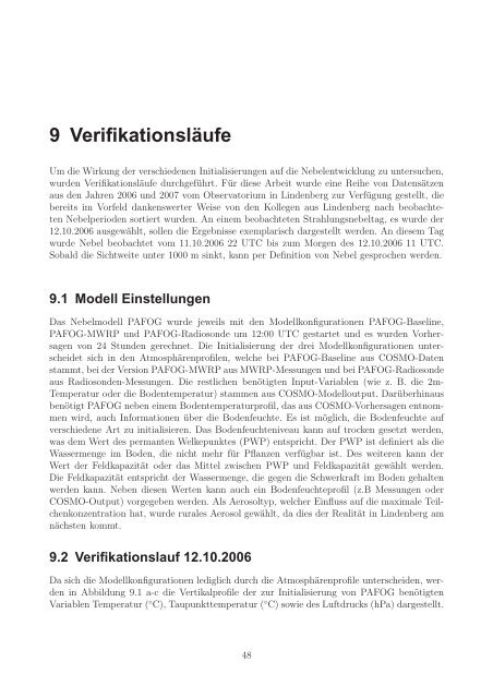 Nebelbildung am Flughafen München - Meteorologisches Institut ...