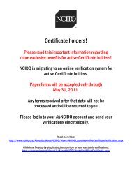 Certificate Verification Form - NCIDQ. National Council for Interior ...