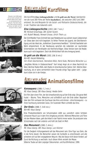 2005/2006 FILME â€¢ KINO â€¢ KULTURTIPPS - PROGRESS Film-Verleih
