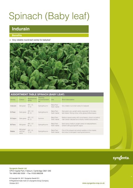 Brochure Pdf - Syngenta