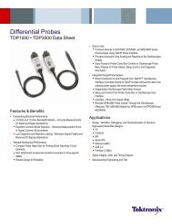 Differential Probes - TDP1500, TDP3500 - Mr Test Equipment
