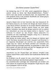 Text Homepage Zauberflöte - Schulzentrum Leezen
