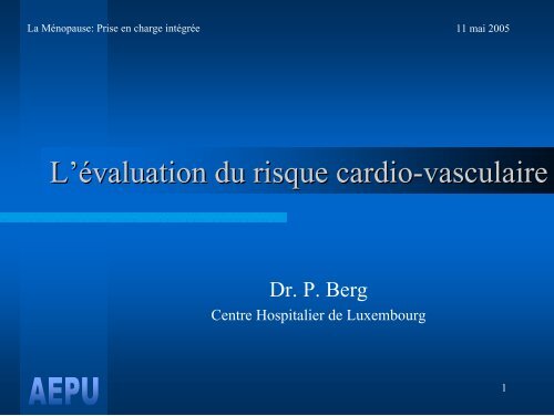 Présentation - Aepu.lu