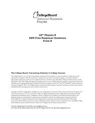 AP 2005 physics b form b free-response questions - AP Central ...