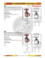 Fire Protection Products / Hose Valves