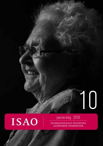jaarverslag 2010 - Internationale Stichting Alzheimer Onderzoek