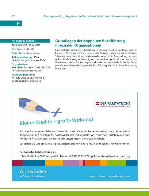 Qualifizierung - Paritätischen Akademie NRW