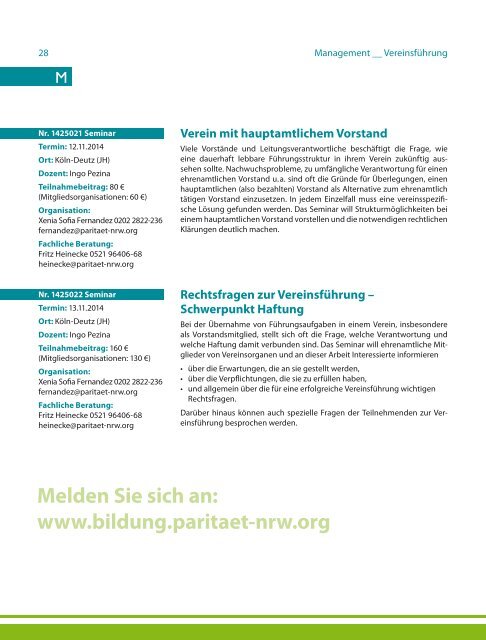 Qualifizierung - Paritätischen Akademie NRW