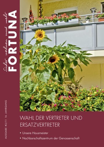 Nr. 02/2011 - FORTUNA Wohnungsunternehmen eG