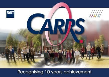 Recognising 10 years achievement - Centre for Accident Research ...