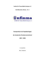 Kompendium der Kapitalanlagen der deutschen ... - infinma