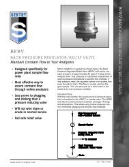 back pressure regulator/relief valve back pressure regulator/relief ...