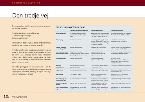 Formuepleje bevarer og Ã¸ger formuer