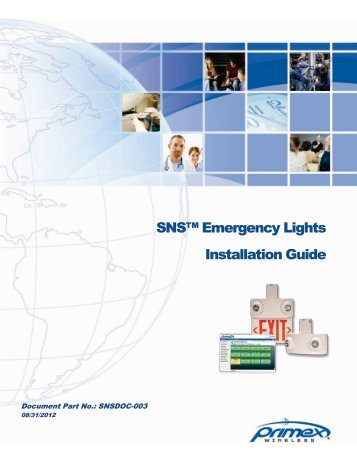 SNSâ„¢ Emergency Lights Installation Guide - Primex Wireless