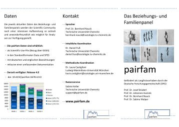 pairfam-Flyer