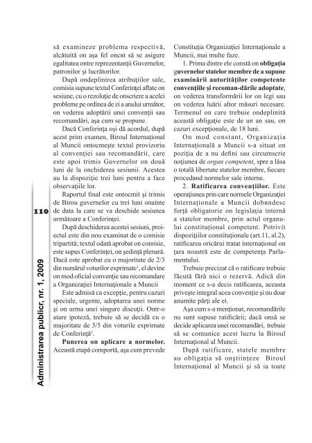 Revista "Administrarea publicÄ" ianuarie â martie 2009 nr. 1