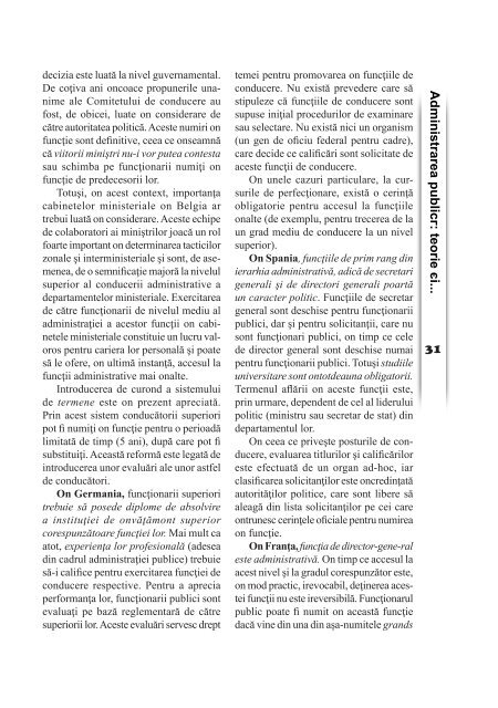 Revista "Administrarea publicÄ" ianuarie â martie 2009 nr. 1