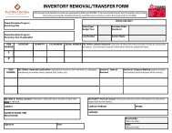 INVENTORY REMOVAL/TRANSFER FORM