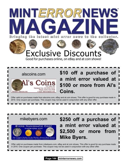 Issue 29 - Mint Error News Magazine