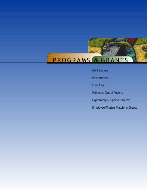 Annual Report 2004 - Charles Stewart Mott Foundation