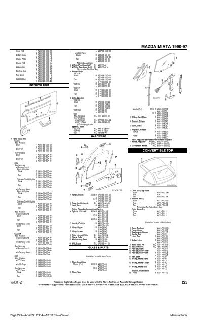 Mazda OEM manual window regulator pad B092-58-863A