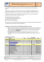 QM Documentation Overview (page 1 and 2 of 4) - dental qm