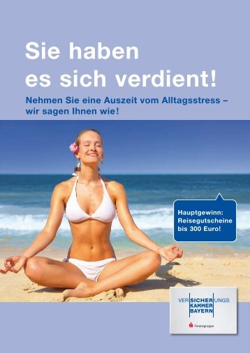 Nehmen Sie eine Auszeit vom Alltagsstress - Prima Urlaub