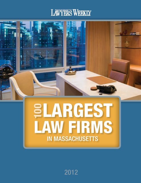 In Massachusetts Massachusetts Lawyers Weekly