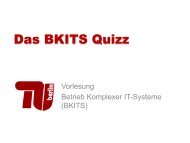 Das BKITS Quizz - Fachgebiet Komplexe und Verteilte IT-Systeme ...