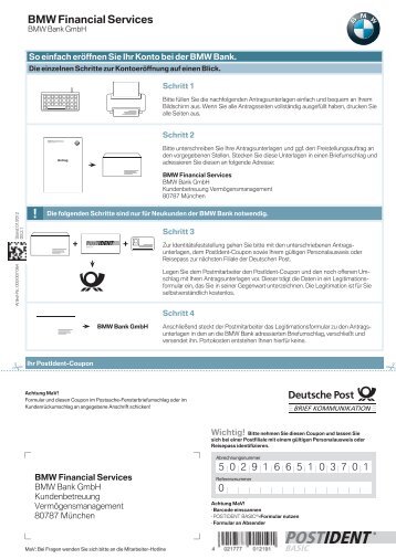 BMW Financial Services - BMW Bank GmbH
