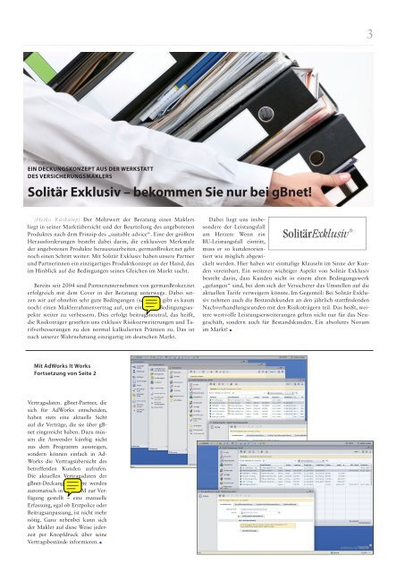 Ausgabe 02/2010 - GermanBroker.net AG