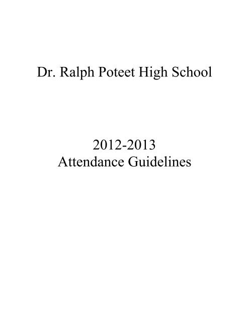 Attendance Guidelines - Mesquite ISD