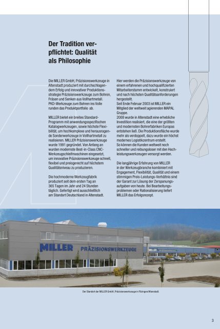 Miller_Katalog_Bohren 2011 - Riwag PrÃ¤zisionswerkzeuge AG