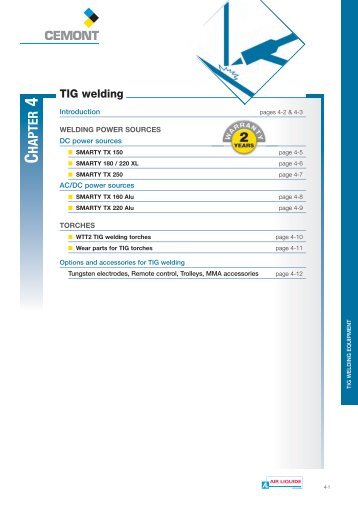 TIG welding - Cemont