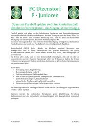 pdf öffnen - FC Utzenstorf