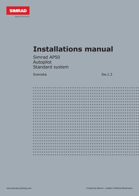 Installations manual - Simrad Professional Series - Simrad Yachting