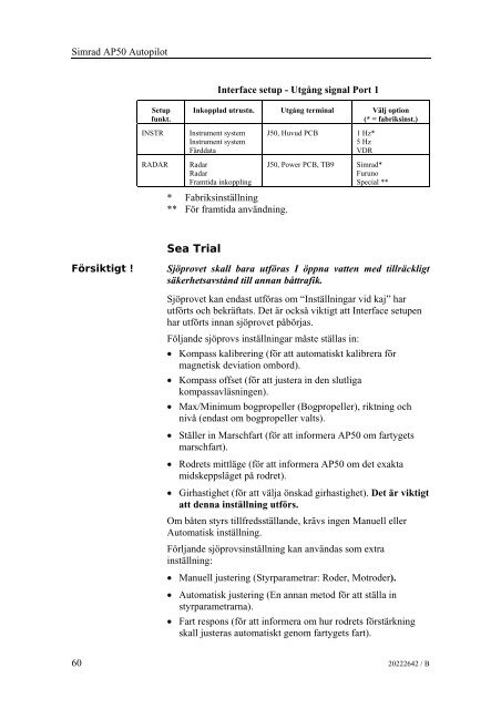 Installations manual - Simrad Professional Series - Simrad Yachting