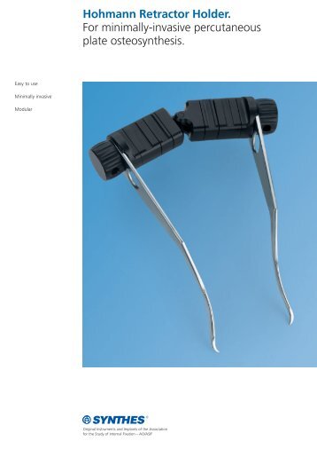 Hohmann Retractor Holder - Synthes