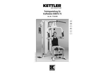 Trainingsanleitung für Kraftstation KINETIC F5