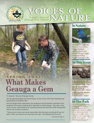 What Makes Geauga a Gem - Geauga Park District